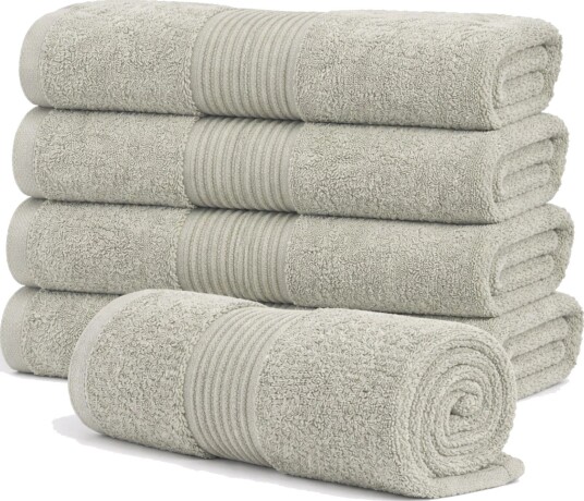 Økologisk håndkle - 50x100 cm - 100% GOTS-sertifisert bomull - Grønt håndkle fra Premium by Borg