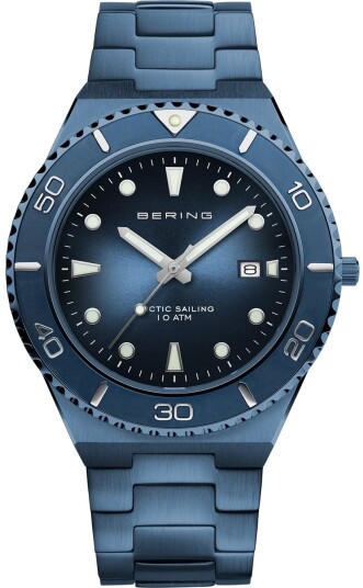 Bering Herreklokke 18940 797 Classic Blå/Stål Ø43 mm