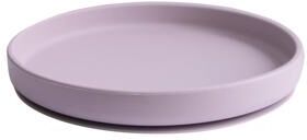 Mushie Silikone Tallerken Soft Lilac   1 stk.