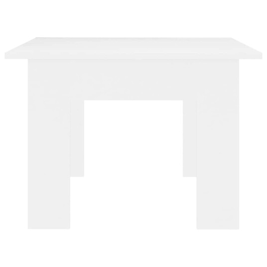 vidaXL Salongbord hvit 100x60x42 cm sponplate