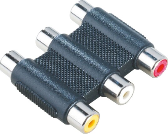Hama 3-RCA Hunn Videoadapter - Svart