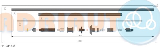 Gasswire ADRIAUTO 11.0318.2