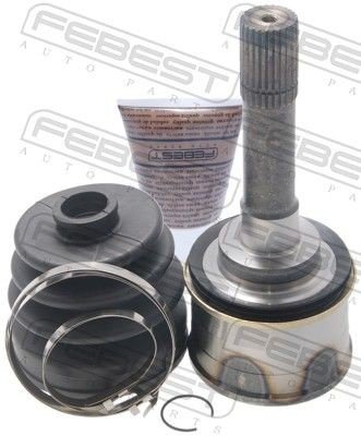 Febest Drivknute drivaksel FEBEST 0710 GVSQ