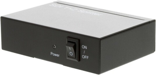 SDI-splitter 3G/HD-SDI 1080p BNC Metall Svart