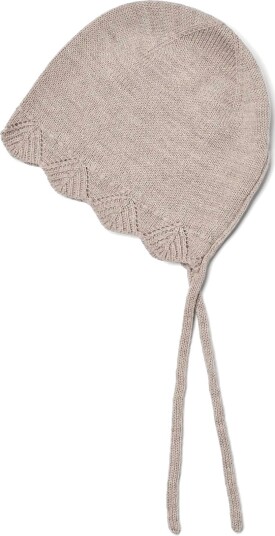 Wheat Knit Bonnet Amya PALE LILAC 3 9M