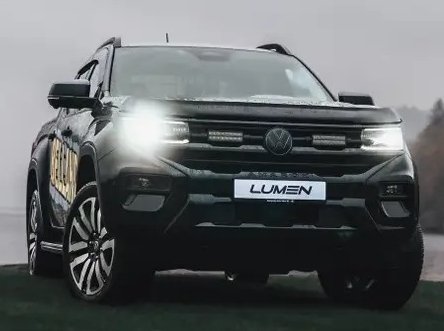 Lumen grillkit VW Amarok 2023+SQ16. 22304 lumen. Diskret og pen montering.