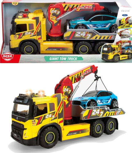 Dickie Toys Dickie Toys Giant Tow Truck - Multi/patterned - ONE SIZE Dickie Toys Dickie Toys Giant Tow Truck - Multi/patterned - ONE SIZE