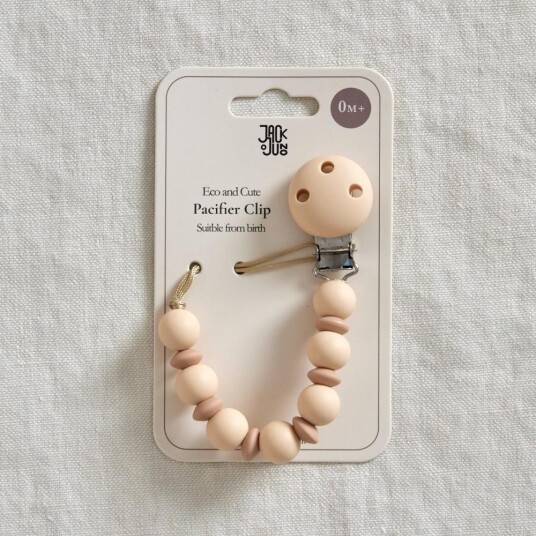 Jack o Juno Bubble pacifier clip cookies & cream