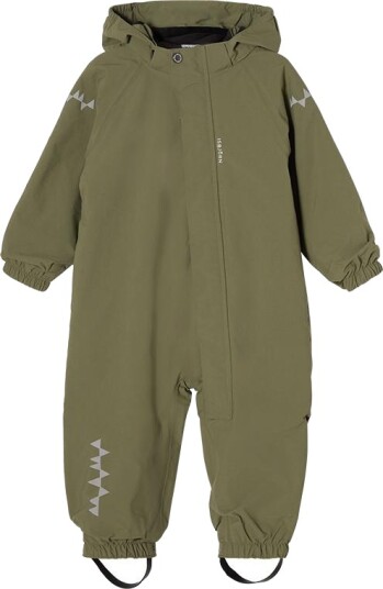 Isbjörn of Sweden Toddlers" Puddle Shell Overall Moss 98