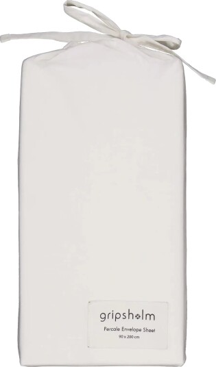 Gripsholm Envelope Sheet Percale 90X200Cm White 90X200 Cm White 90X200CM