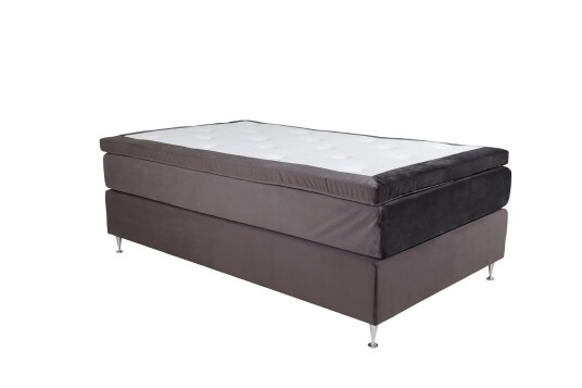 Venture Design Furudal kontinental seng Mørkegrå fløyel 120 cm Medium Grå Venture Design Furudal kontinental seng Mørkegrå fløyel 120 cm Medium Grå