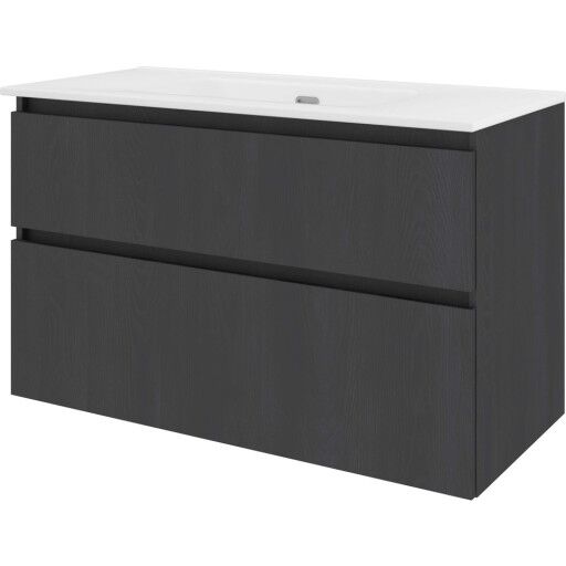 Sanibell Proline møbelpakke 101x46 cm sort eik