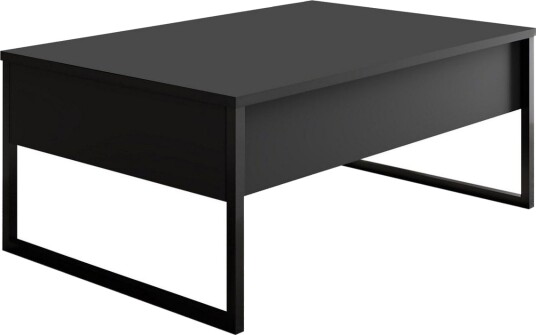 Luxe Soffbord 90x40 cm Svart - Hanah Home