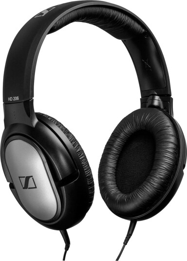 Sennheiser HD 206 Over-Ear Hodetelefoner Svart