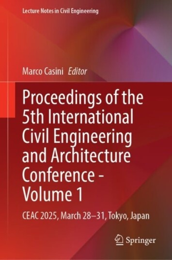 Proceedings of the 5th International Civil Engineering and Architecture Conference Volume 1