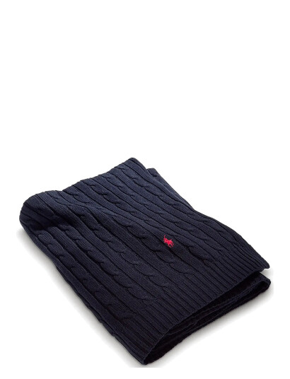 Ralph Lauren Home Cable Throw - Blue - 127X177CM Ralph Lauren Home Cable Throw - Blue - 127X177CM