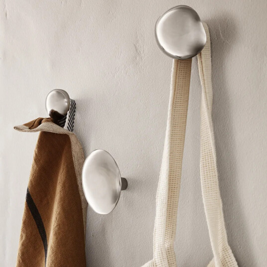 Ferm Living Chanterelle Krok   Brushed Stainless Steel