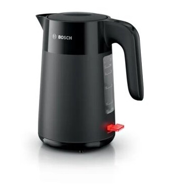 Bosch TWK2M163 Vannkoker 1,7L 2400W Sort med Vannivåindikator Bosch TWK2M163 Vannkoker 1,7L 2400W Sort med Vannivåindikator