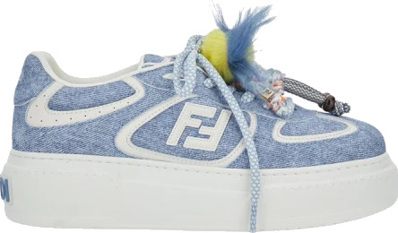 Fendi Dame Sko Blå 38 EU,