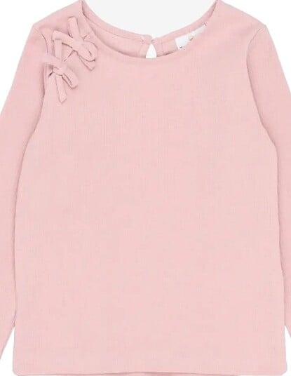 THE NEW SIBLINGS Tnstsigne L_S Rib Tee SILVER PINK 86