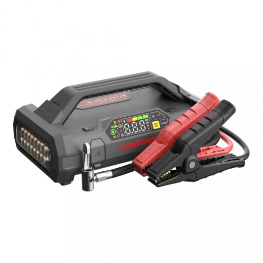 LOKITHOR Lithium Startbooster 12V 2500A med 150 PSI Luftkompressor. JA301PRO LOKITHOR Lithium Startbooster 12V 2500A med 150 PSI Luftkompressor. JA301PRO