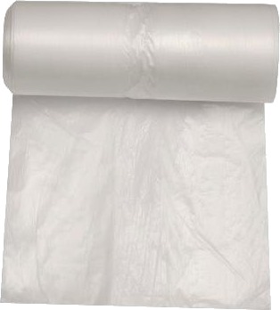 Spandepose 50Ltr B600xl850mm 7My Hdpe Med Fals Kompakt Klar,20 Rl X 50 Stk/Krt