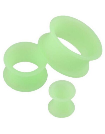 Excentrisk Grønn Piercing Tunnel Strl 4 mm