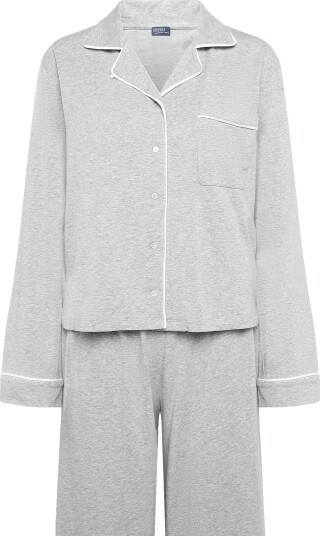 Polo Ralph Lauren Intimates Long Sleeve Pj Sleep Set   Grey   M