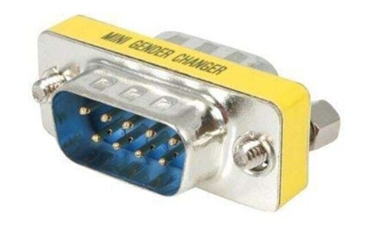 StarTech Slimline DB9 Hann-Hunn Adapter Gul StarTech Slimline DB9 Hann-Hunn Adapter Gul