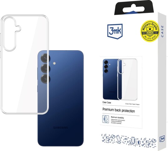 3mk Gjennomsiktig Beskyttende Deksel for Samsung Galaxy S25 FE 3mk Gjennomsiktig Beskyttende Deksel for Samsung Galaxy S25 FE