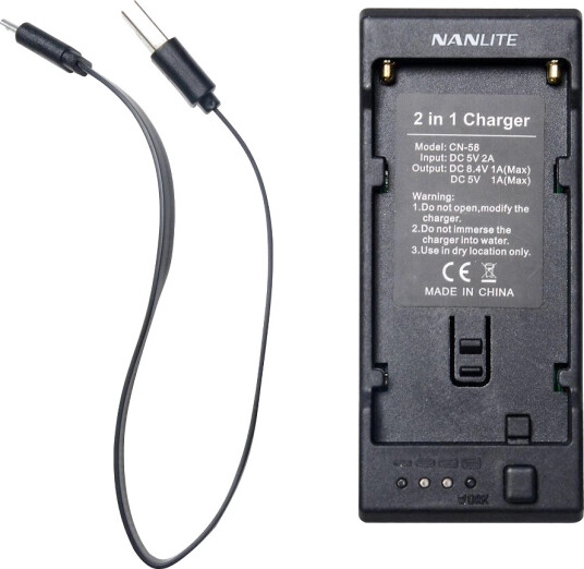 Nanlite CN-58 Batterilader for NP-batterier