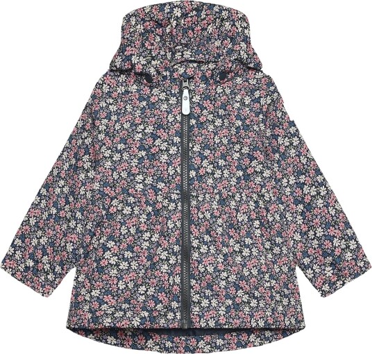 Color Kids Sommerjakke   AOP   Turbulens m. Blomster   Color Kids   1 år (80)   Sommerjakke Blå Lilla Rosa
