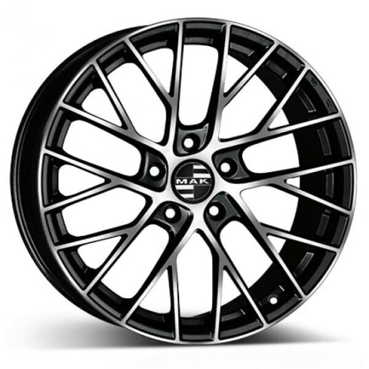 Mak Monaco Black Polished 11x20 5x130 ET66 B71.6