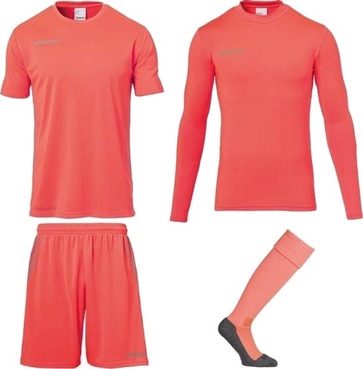 Uhlsport Keepersett Score Hi-Vis Oransje/Grå Barn XXS 128 cm