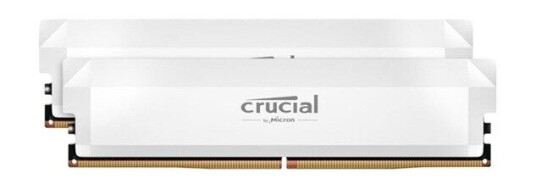 Crucial PRO DDR5-6400 32GB RAM Dual Channel Overclocking Hvit Crucial PRO DDR5-6400 32GB RAM Dual Channel Overclocking Hvit