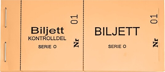 Ring Bingo Billettblokk 1-100 Oransje 3013-orange Ring Bingo Billettblokk 1-100 Oransje 3013-orange