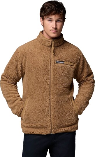 Columbia Sportswear Rugged Ridge High Pile Full Zip - Brown - XL