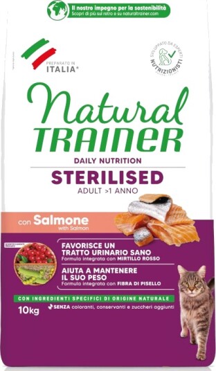 Natural Trainer Tørrfôr Trainer Naturlig Sterilisert Laks 2 X 10 kg