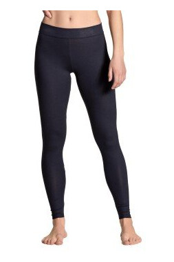 Calida Elastic Leggings MorkblA bomull Small Dame