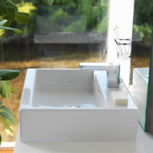 LAUFEN LIVING CITY SERVANT 50X42,5 CM U/ARMATURHULL HVIT