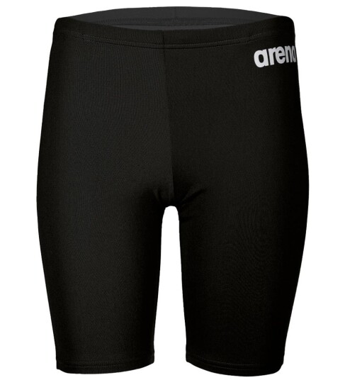 Arena Team Swim Jammer Lang Badbyxor Solid Black-White 8-9 år