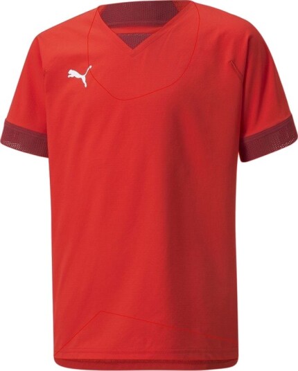 PUMA Spillerdrakt teamFINAL   rød/Hvit Barn størrelse 140 cm