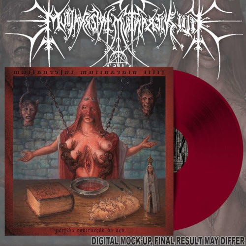 Filii Nigrantium Infernalium  Pérfida Contraccao do Aco  LP/Vinyl