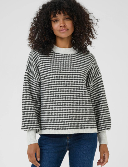 Kaffe Kaellery Knit Pullover - Grey - XS