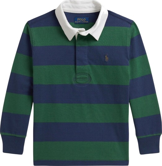 Ralph Lauren Kids The Iconic Rugby Shirt Green XL