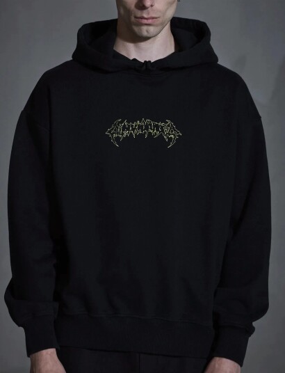 HAN Kjøbenhavn Love Corp Oversized Hoodie Black S