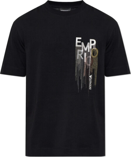 Emporio Armani Herre Topper Svart S, Emporio Armani Herre Topper Svart S,