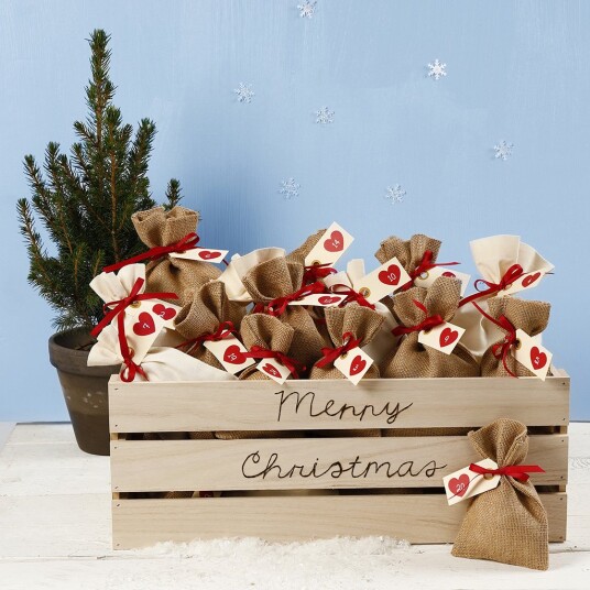 Creativ Company | Stoffpose 10 x 15 cm Brun 4 stk