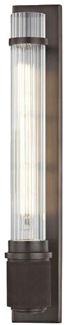 Argon vegglampe antikk messing