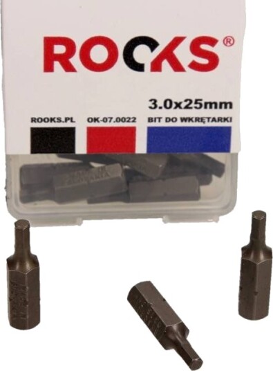 ROOKS OK-07.0022 Skrutrekker bitssett